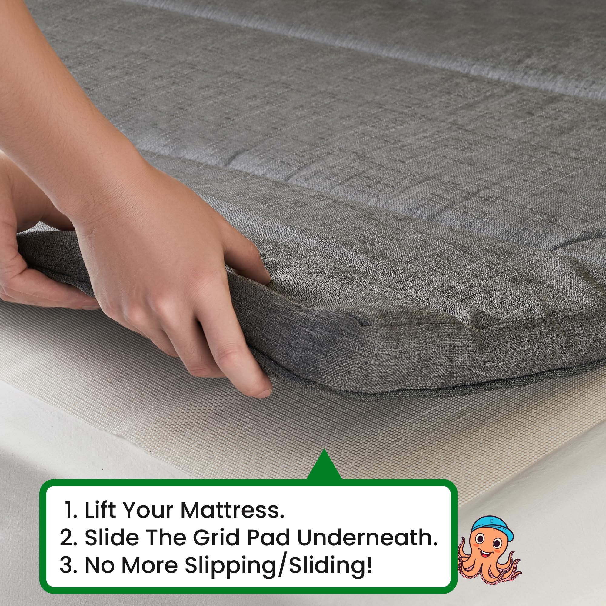 ECOHomes futon large grip pad secures larger cushions outdoors