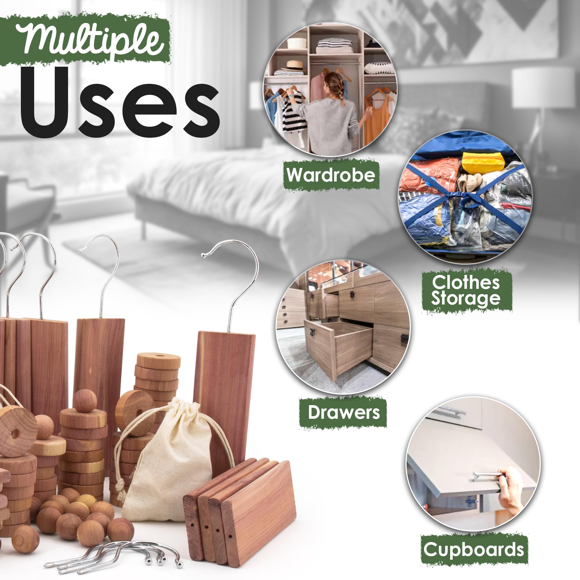 ecoKiwi cedar closet scene shows a refreshing natural storage setup.