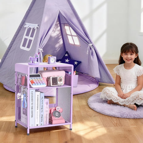 ECOLOVI nightstand tool-free assembly for busy parents