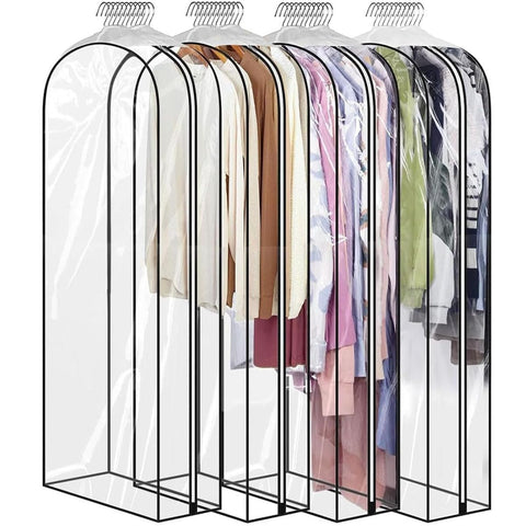 ECOMAID 60-inch clear garment bag for long garments