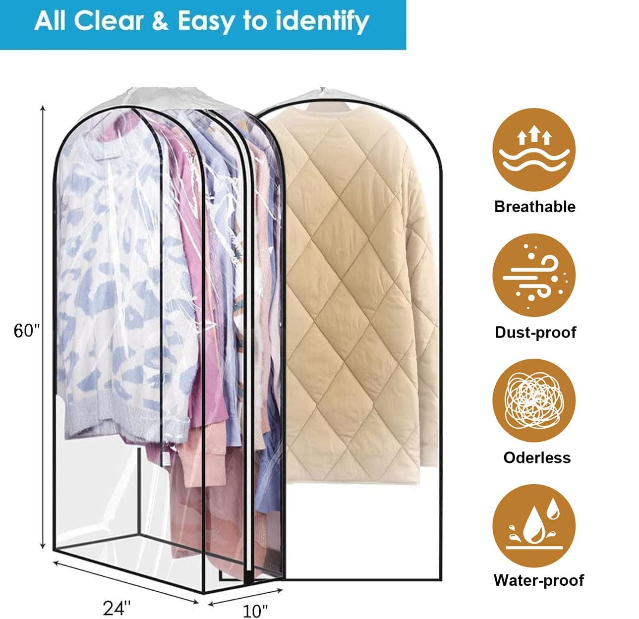 ECOMAID transparent design to identify clothing at a glance