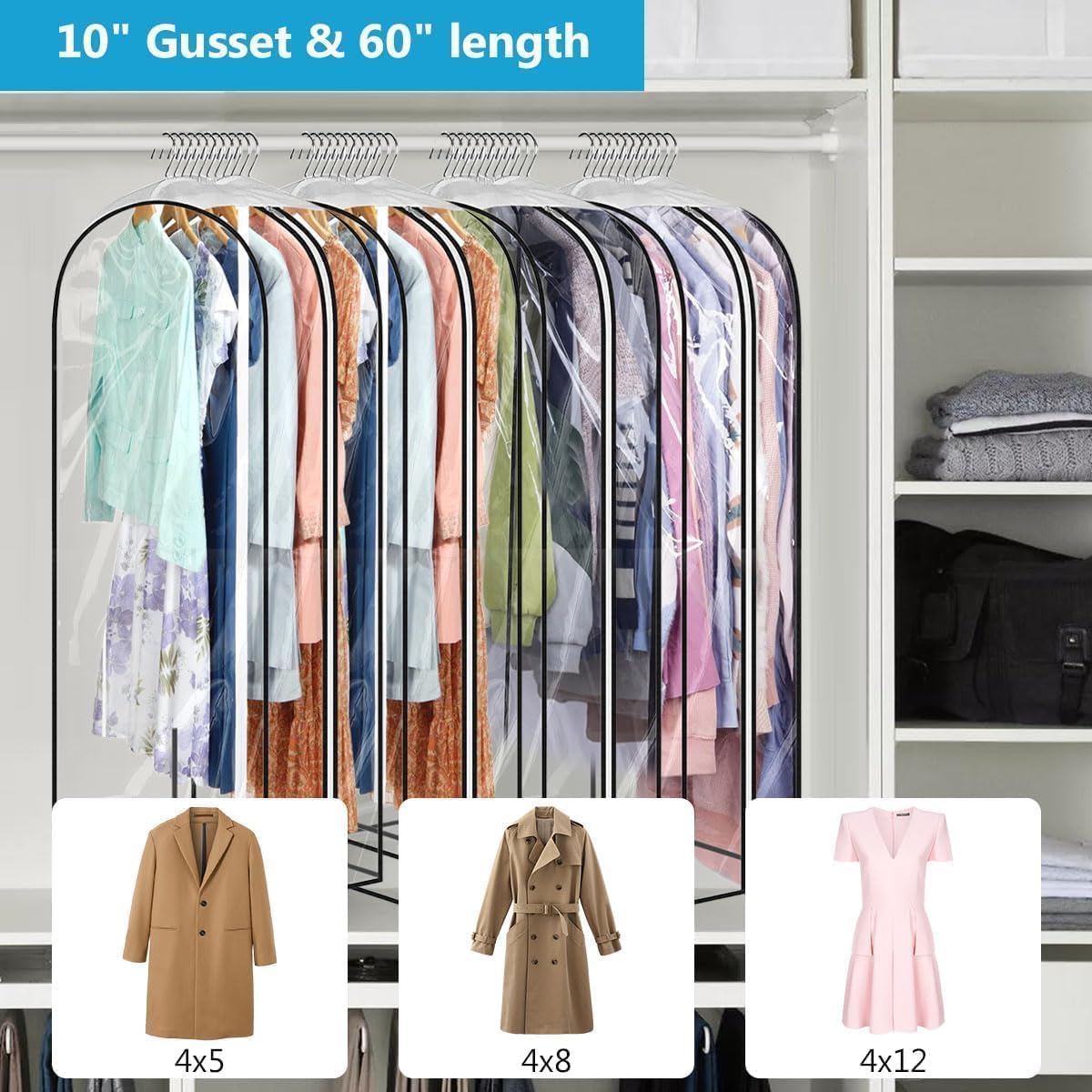 ECOMAID long coat stored to prevent wrinkles