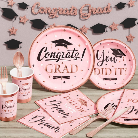 Ecomore graduation dinner plates for easy serving and stylish tables.