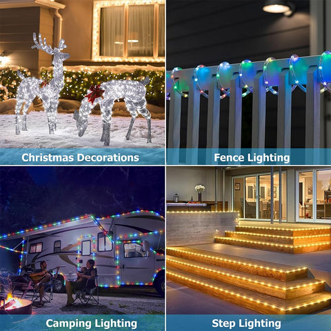 EcoMyLife six rgb modes—fade, jump, waves, strobe, twinkle, breathing