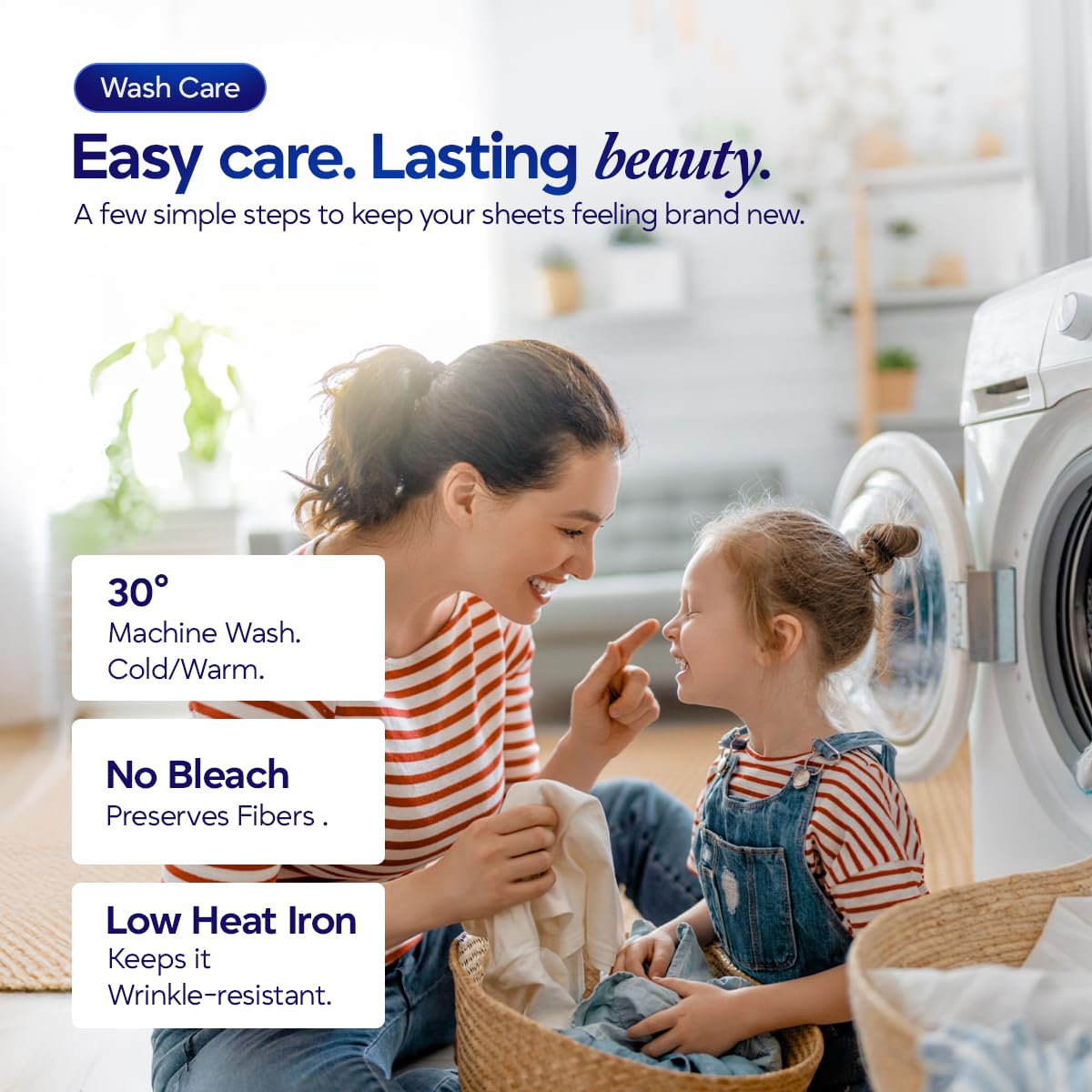 ECONEST LIVING eco-friendly production sheet supports sustainable bedding choices.
