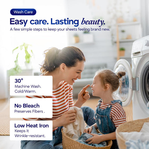 ECONEST LIVING eco-friendly production sheet supports sustainable bedding choices.