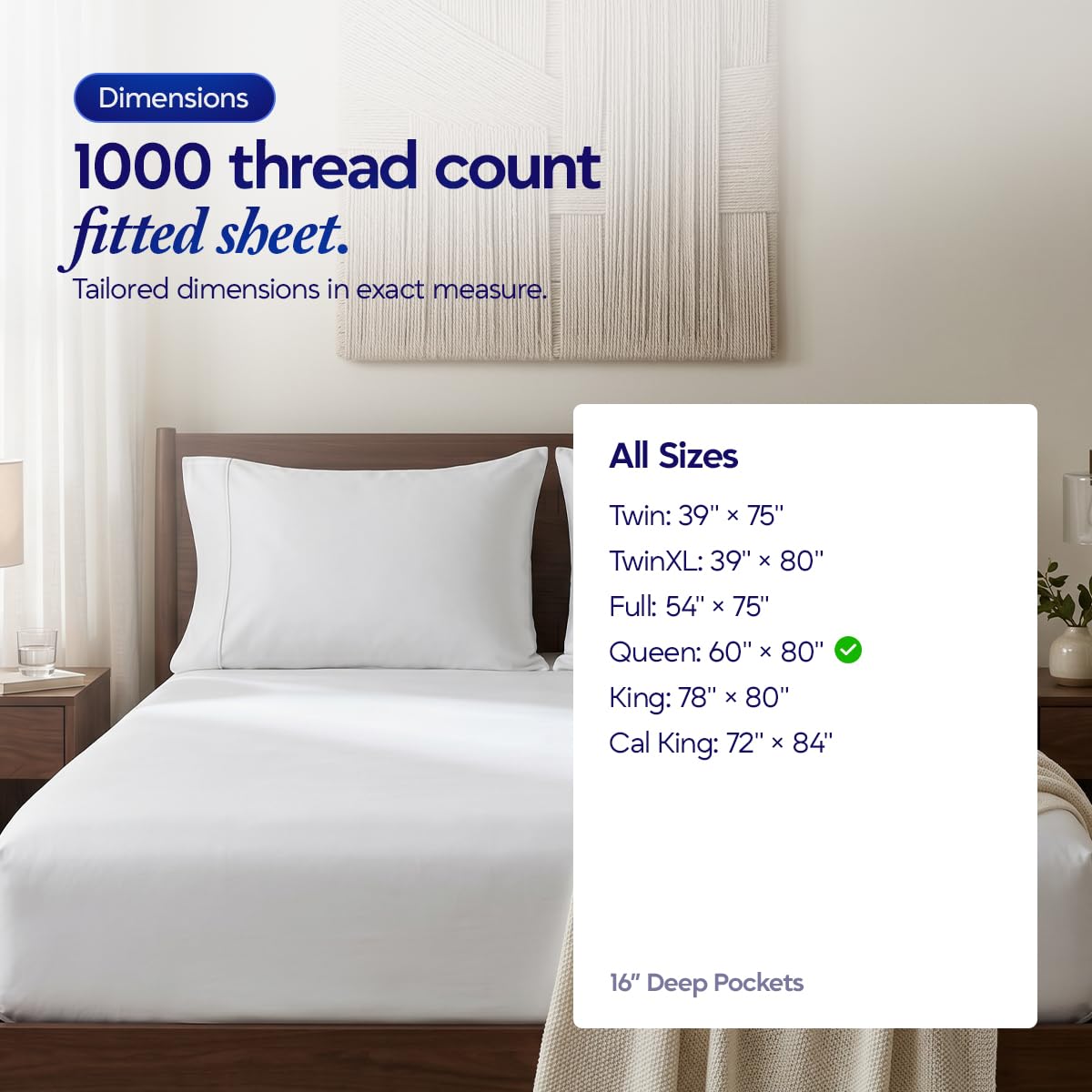 ECONEST LIVING machine-wash friendly queen sheet remains soft after washing.