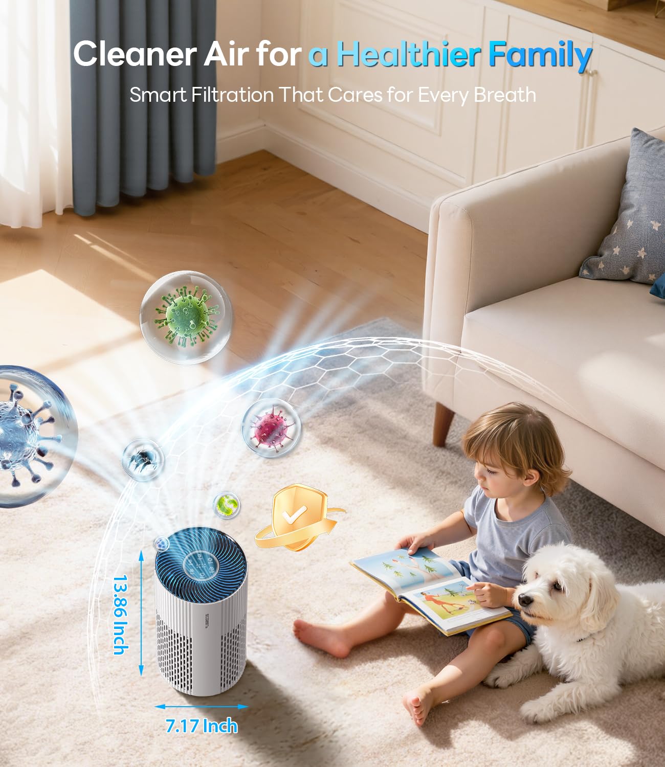 ECOSELF genuine replacement filter ensures consistent performance