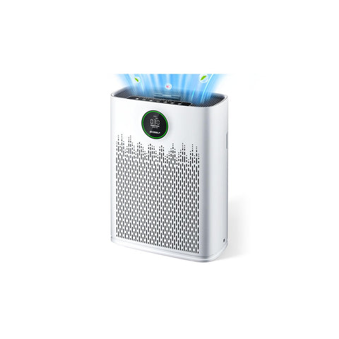 ECOSELF HAP603 front view showcases bold design for large-room air purification.
