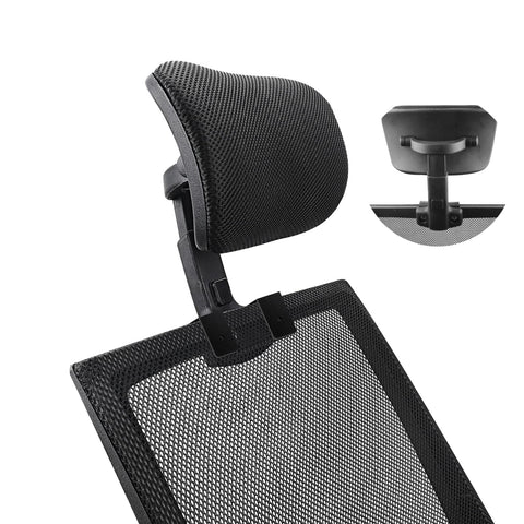 ECOSI headrest attachment universal chair shows neck support and comfort