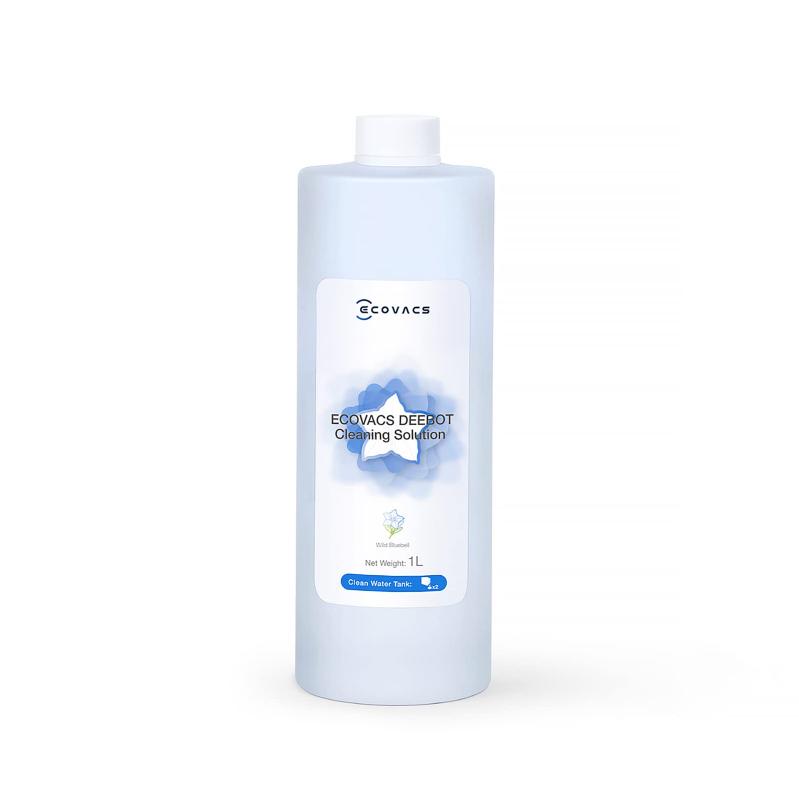 ECOVACS Multi-Surface floor cleaner bottle front view for convenient all-in-one cleaning