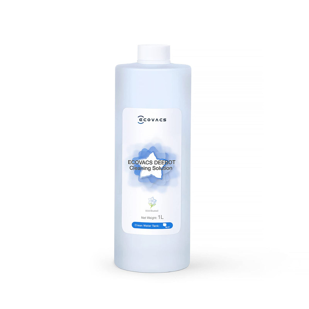 ECOVACS Multi-Surface floor cleaner bottle front view for convenient all-in-one cleaning