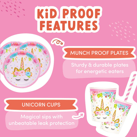 ecoZen Purple Unicorn banner creates a festive unicorn backdrop