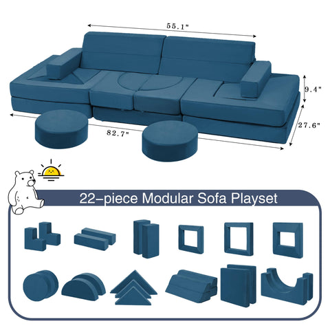 Edbuosy high-density foam cushions provide soft, safe seating for kids.