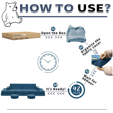 Edbuosy packaging tips help foam recover to full thickness.