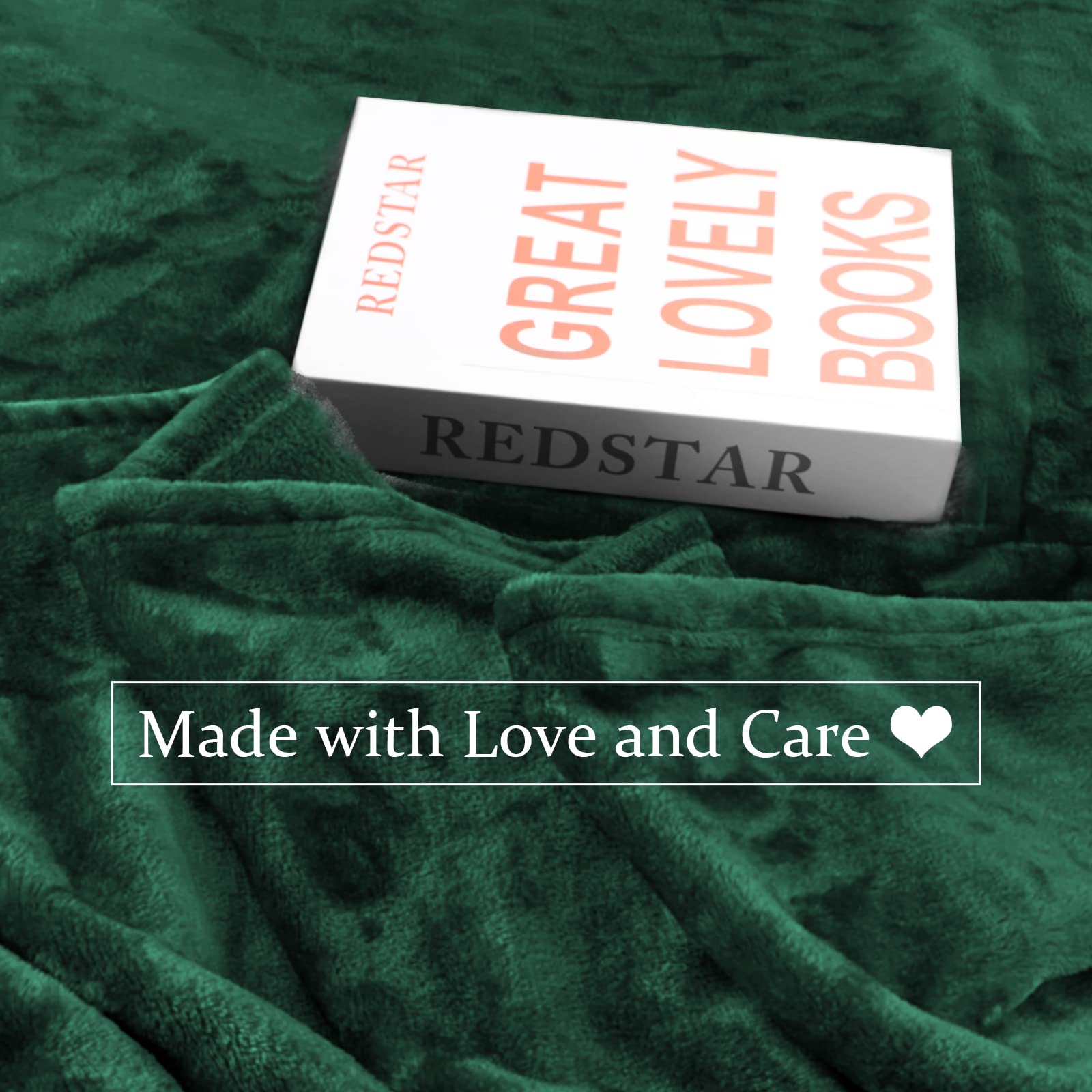 Edenleaf soft fleece blanket draped over bed and sofa for versatile comfort
