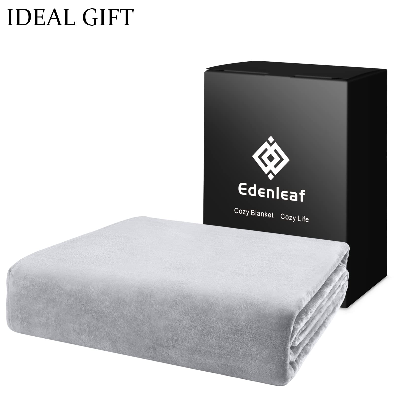 Edenleaf oversized blanket 120x120 is machine washable for easy care and long-lasting color.