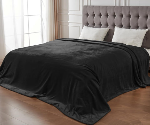 Edenleaf soft fleece blanket close-up reveals plush, skin-friendly texture
