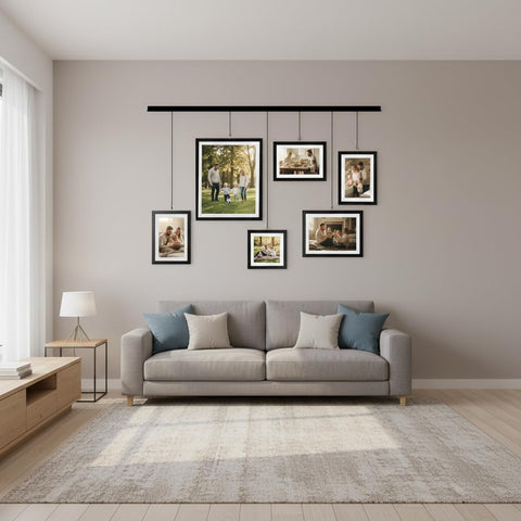 Edenseelake Exhibit 5x7 frame mount demonstrates quick rearrangement