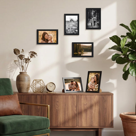 Edenseelake matte black design complements any decor and highlights memories.