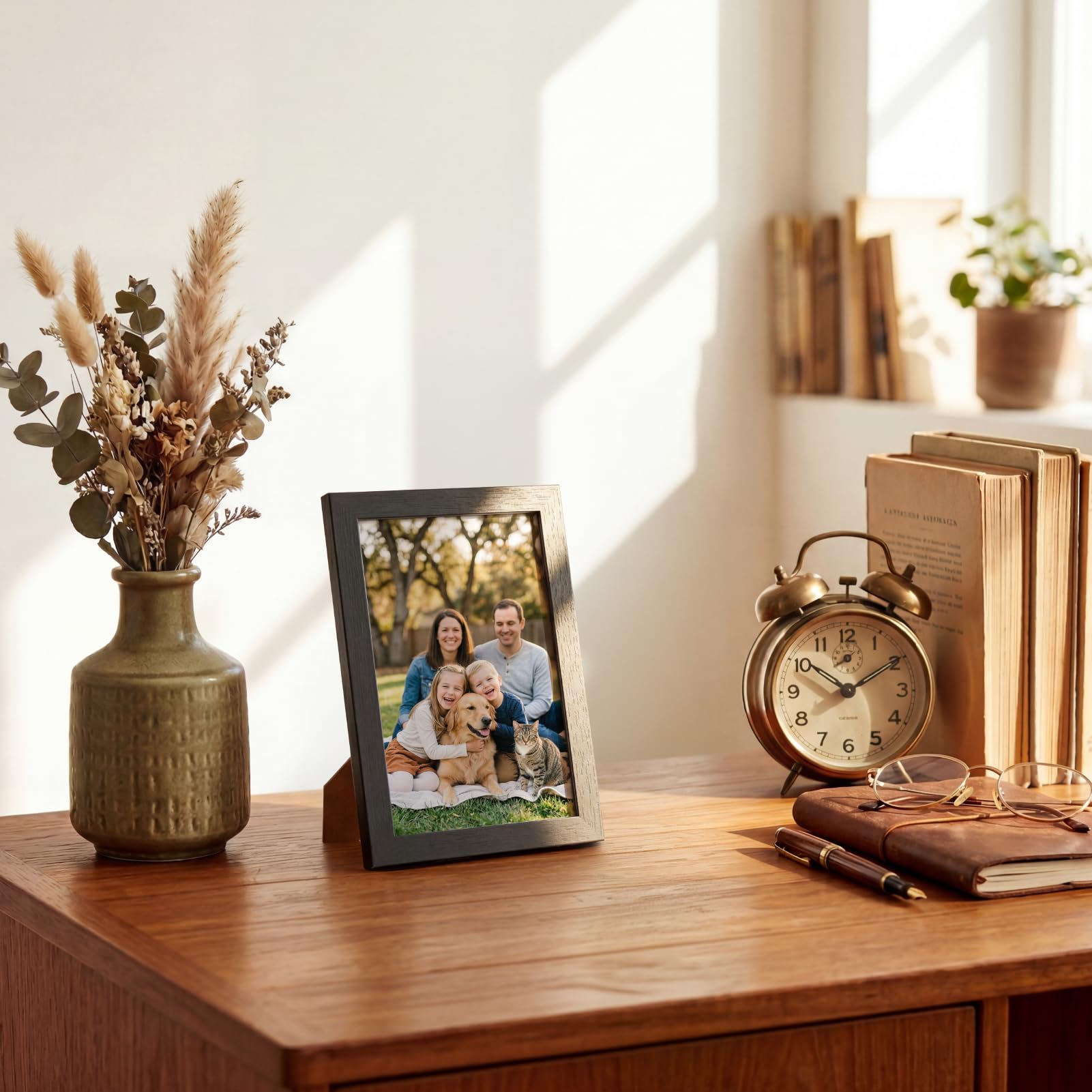 Edenseelake two-way stand enables easy tabletop or shelf mounting.