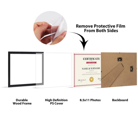 Edenseelake wall and tabletop frame stand included for flexible display