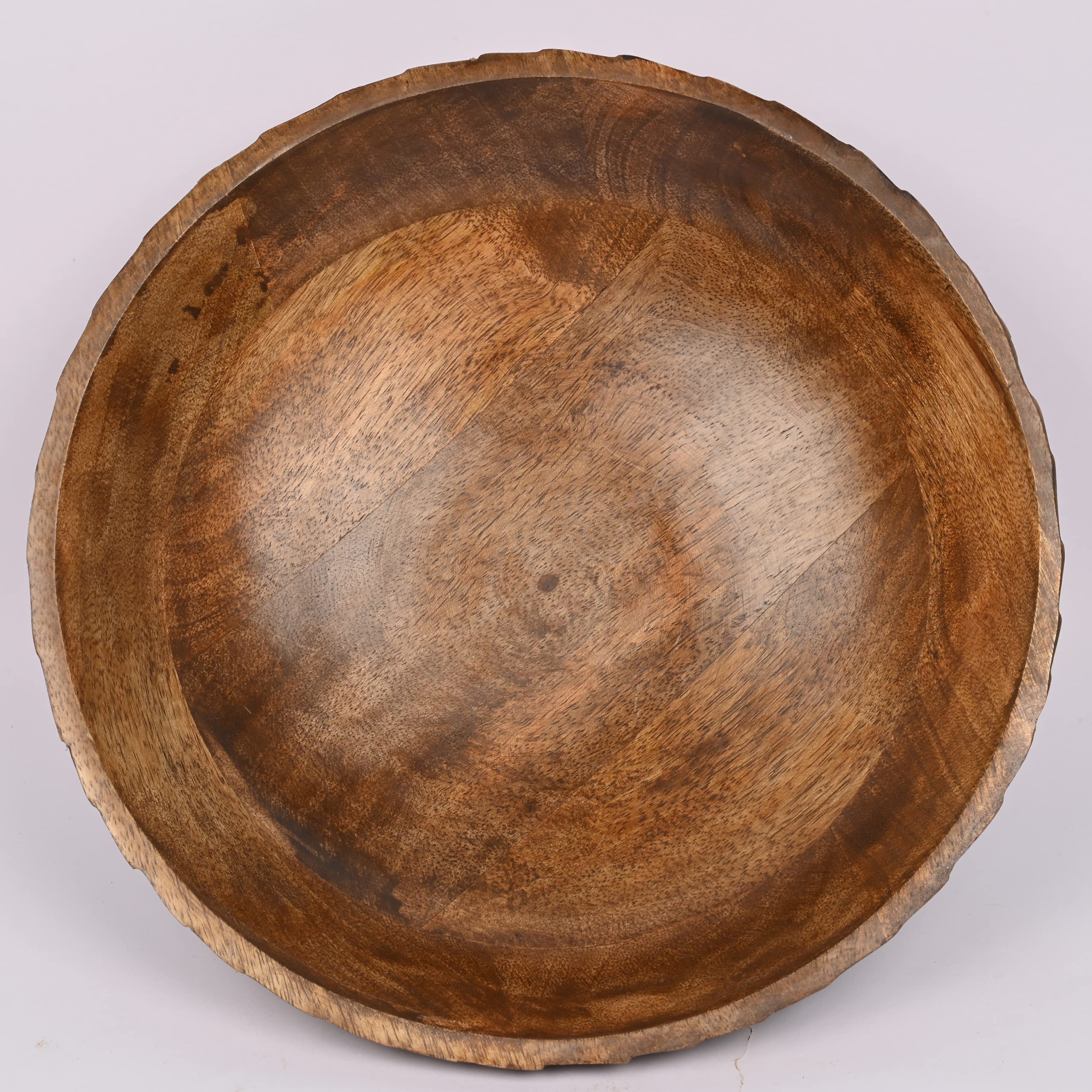 EDHAS mango wood bowl entryway decor holds keys and small items.