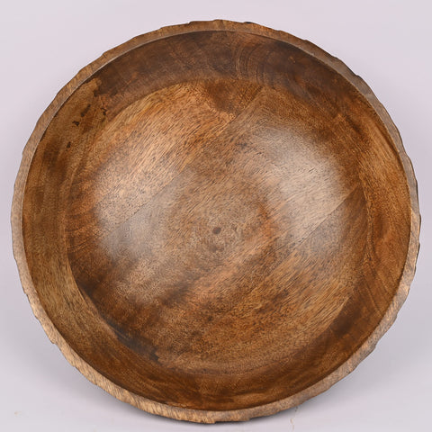 EDHAS mango wood bowl entryway decor holds keys and small items.