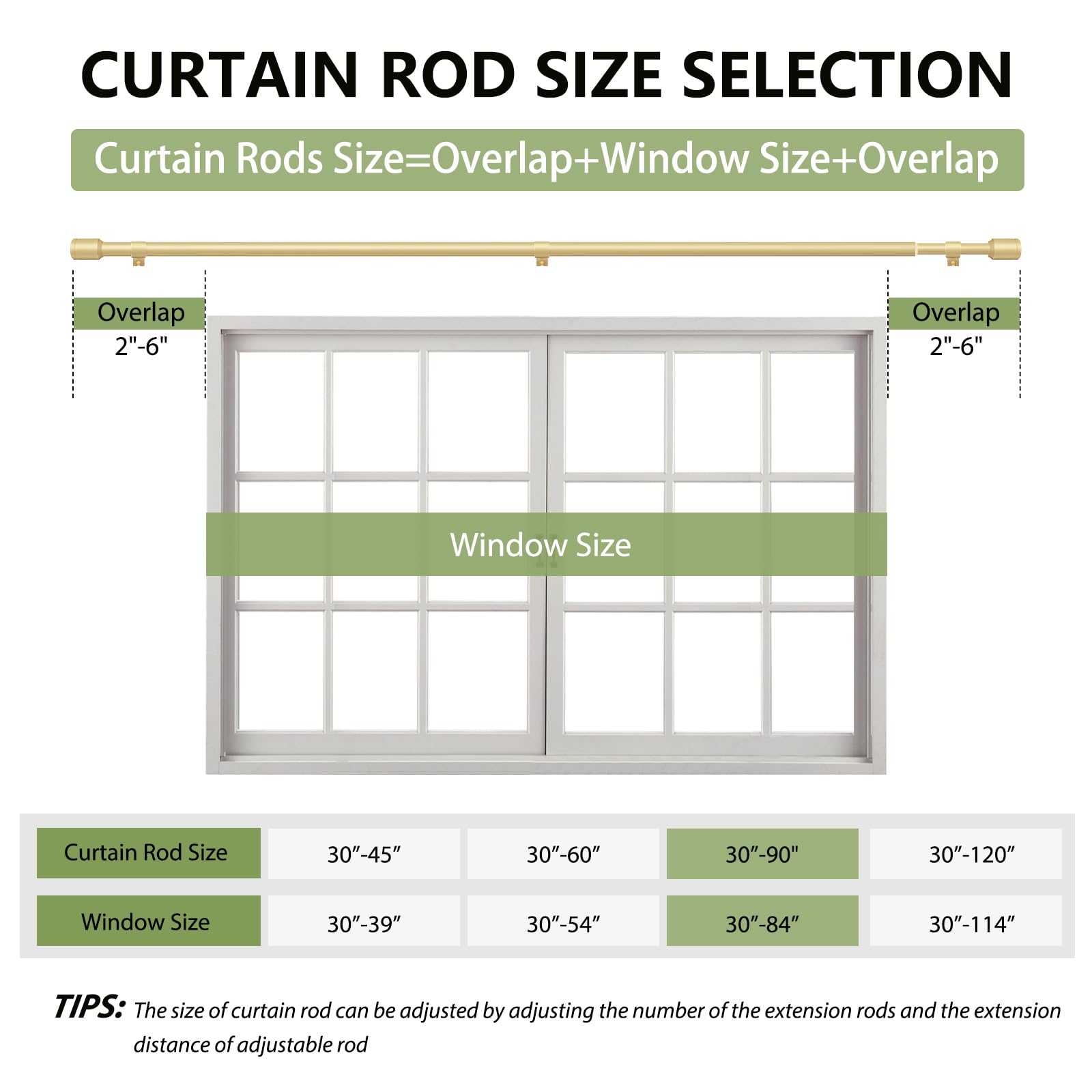 Edidonson curtain rod durable metal construction with strong joints for reliable mounting.