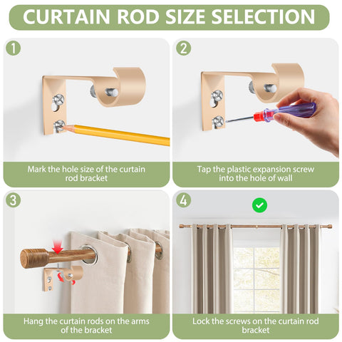 Edidonson curtain rod in oil rubbed bronze finish for timeless style.