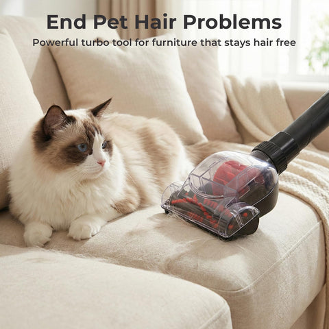 EDLOENS canister vacuum with 20-foot cord and auto rewind for extended reach