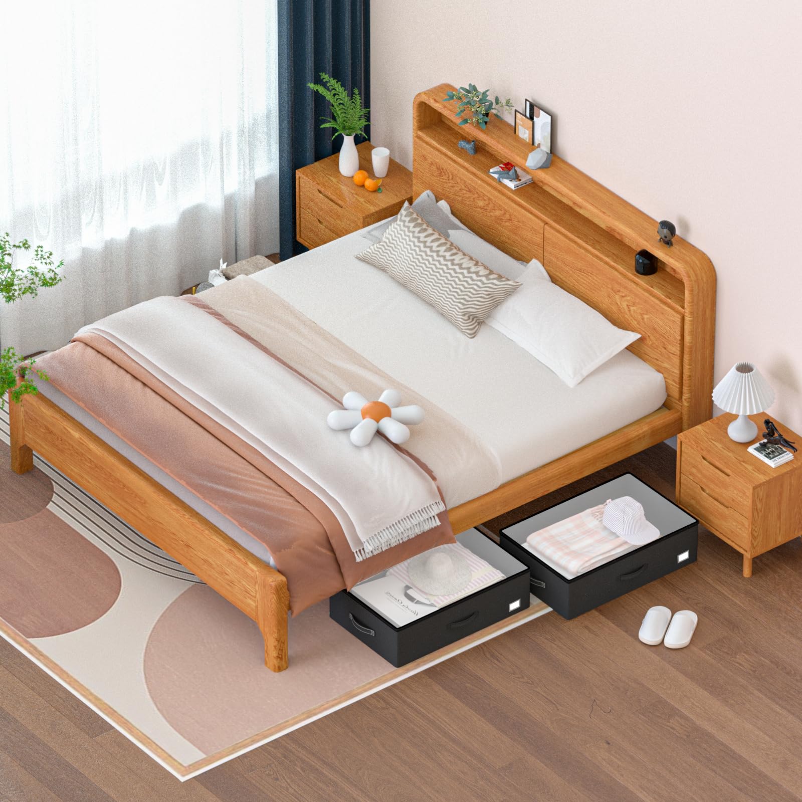 EE-RoomWorld wheels enabling smooth movement on hardwood and tile floors