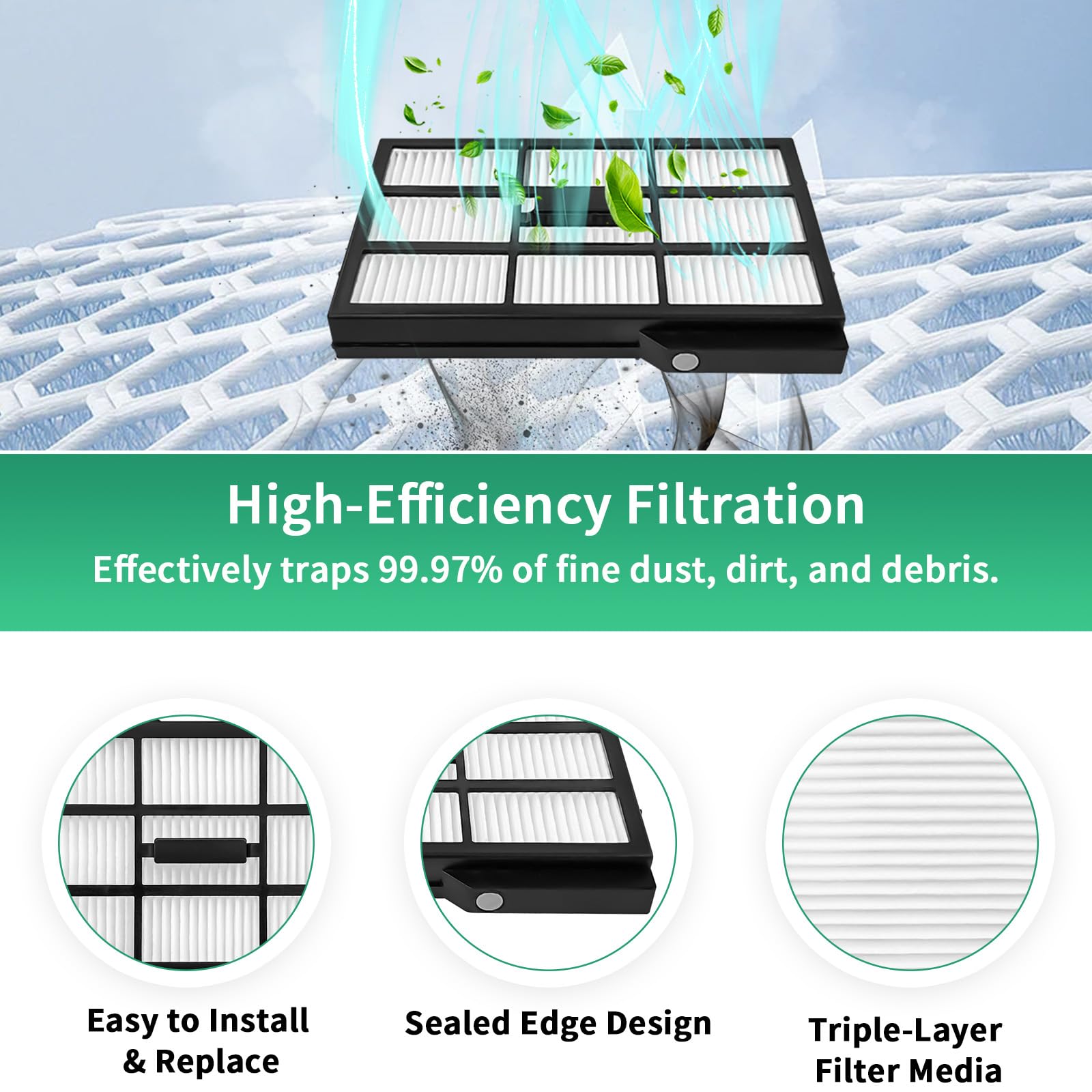 Effidula side brushes for Eufy Omni E28/E25 boost edge cleaning performance.