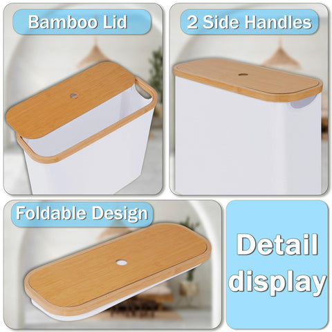 efluky 9-rolls storage toilet paper basket keeps rolls organized and ready.