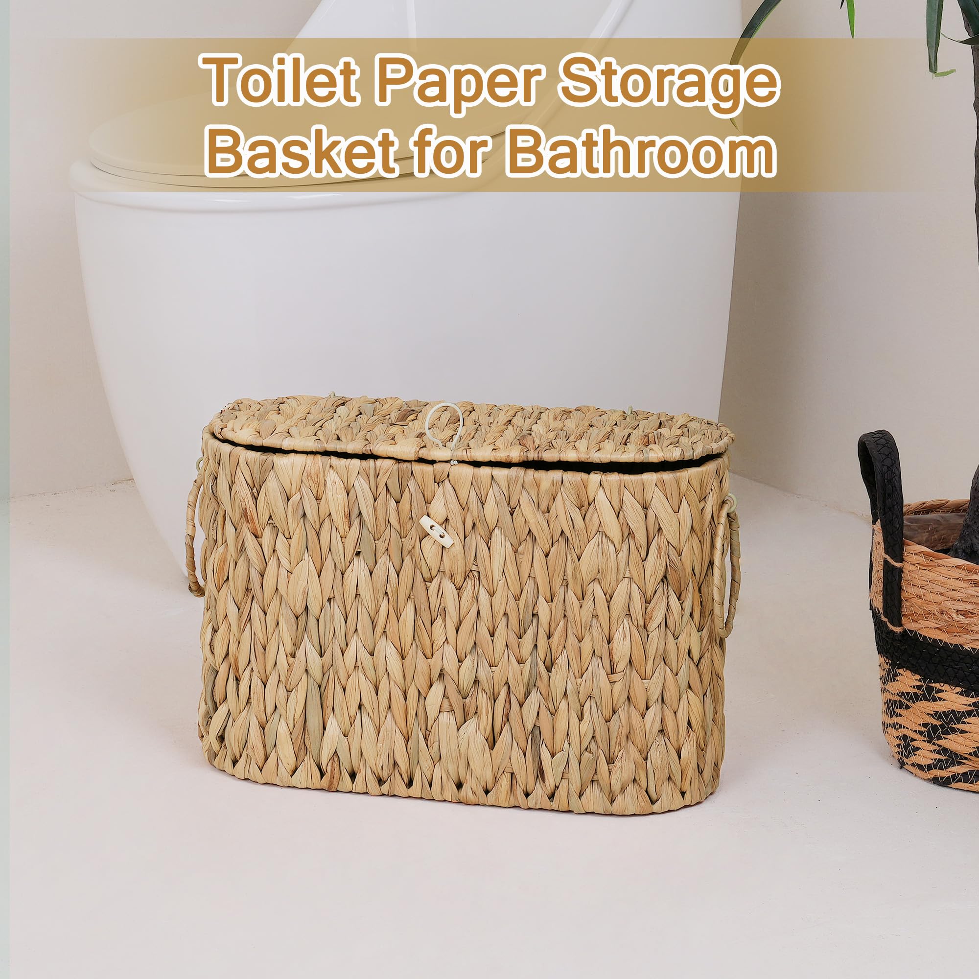 efluky bathroom organizer fits behind the toilet for tidy spaces