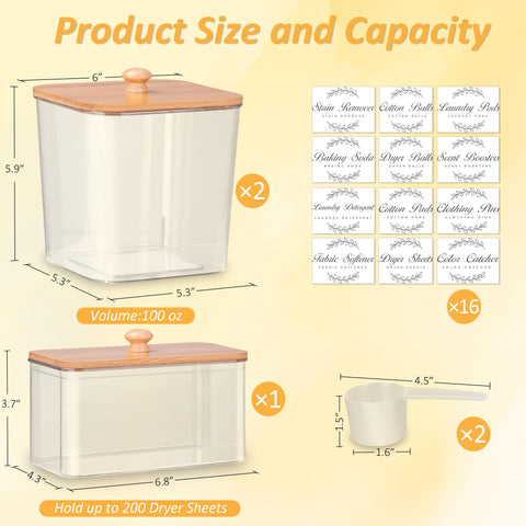 efluky dryer sheet holder with lid keeps sheets organized and ready