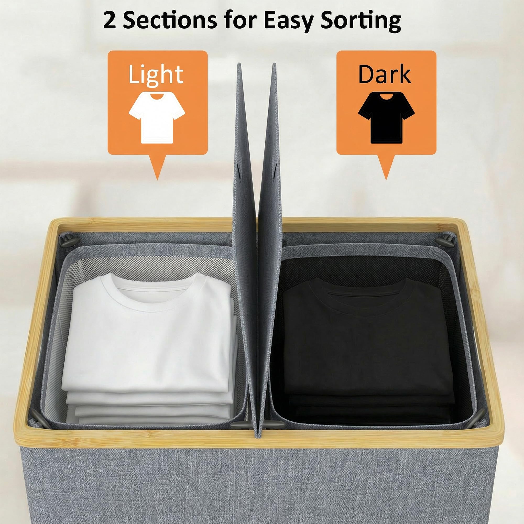 efluky 140L capacity holds a week of clothes efficiently
