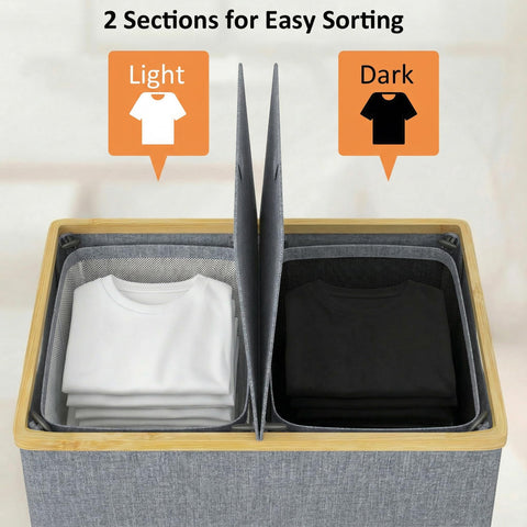 efluky 140L capacity holds a week of clothes efficiently