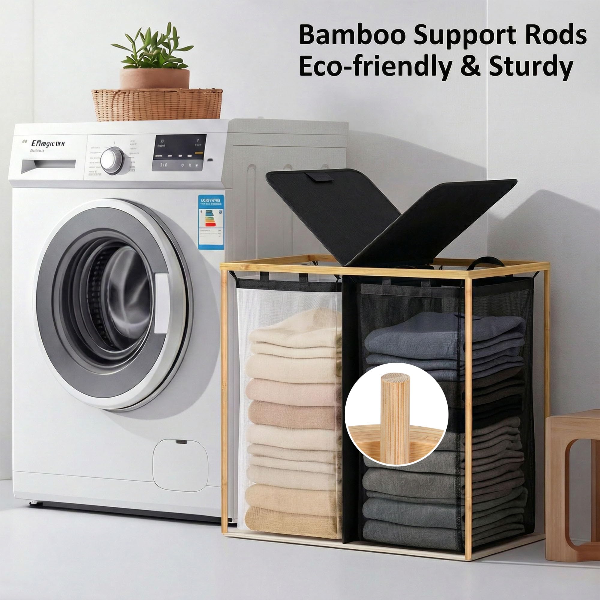 efluky neutral design blends with bathroom or bedroom décor.