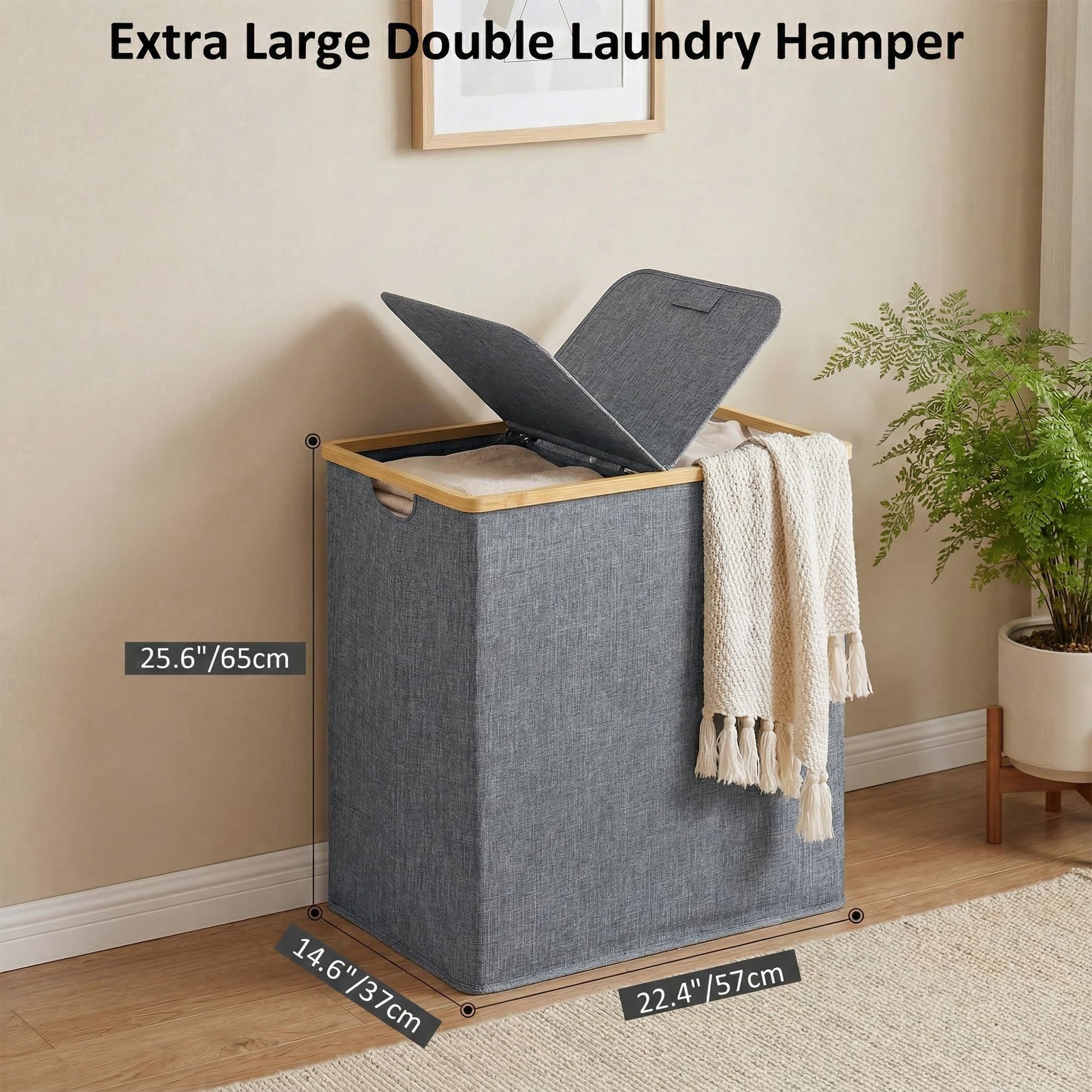efluky Two-section design for easy sorting before washing