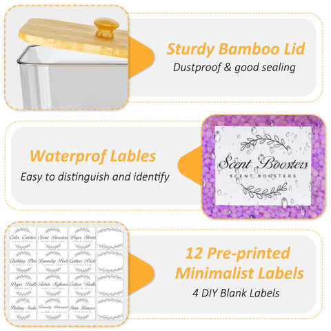 efluky clear storage bins blend with any laundry room decor