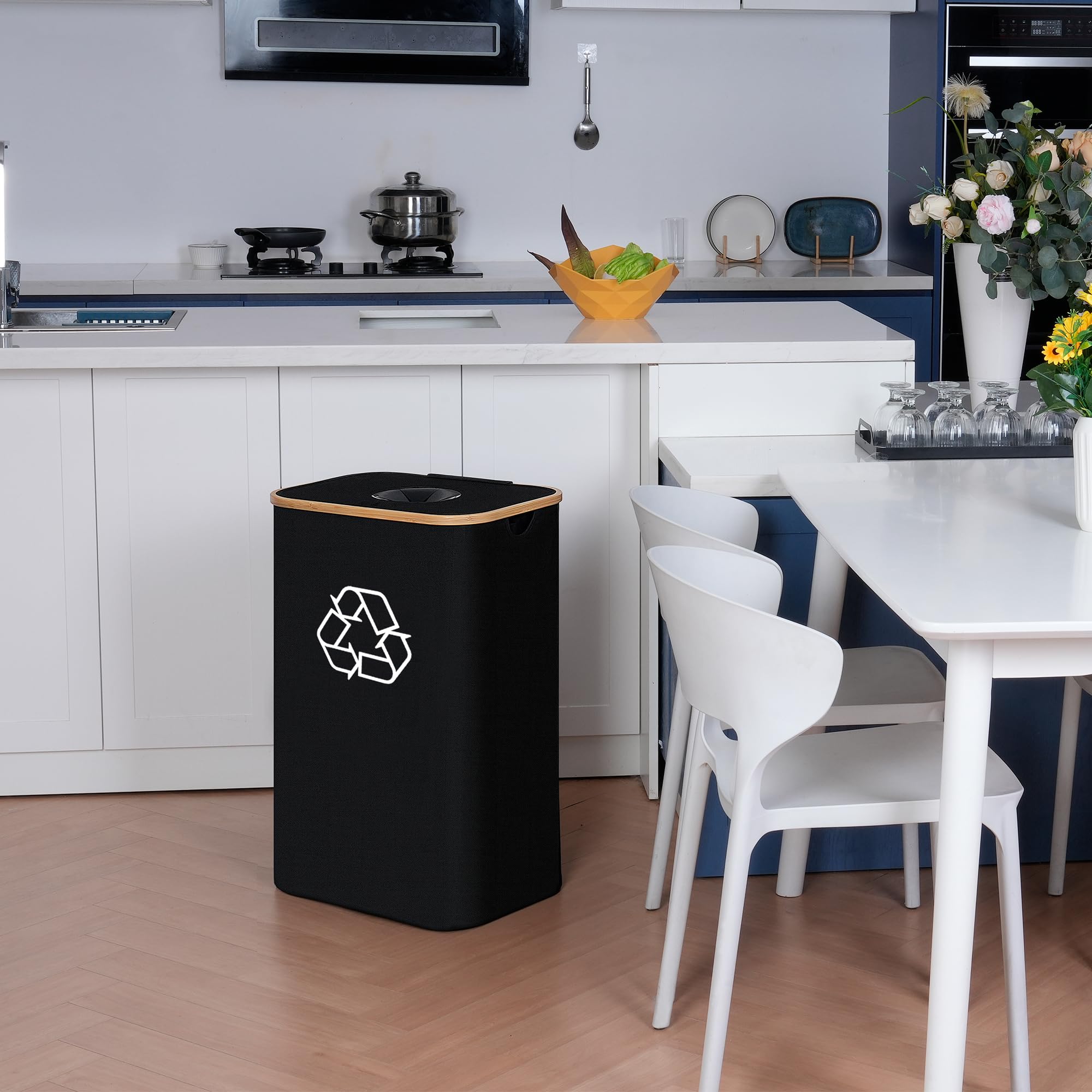 efluky recycling bin suitable for indoor and outdoor spaces.