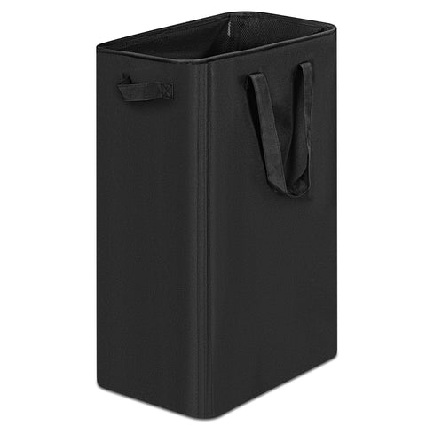 efluky Slim Laundry Basket placed between washer and dryer for compact spaces
