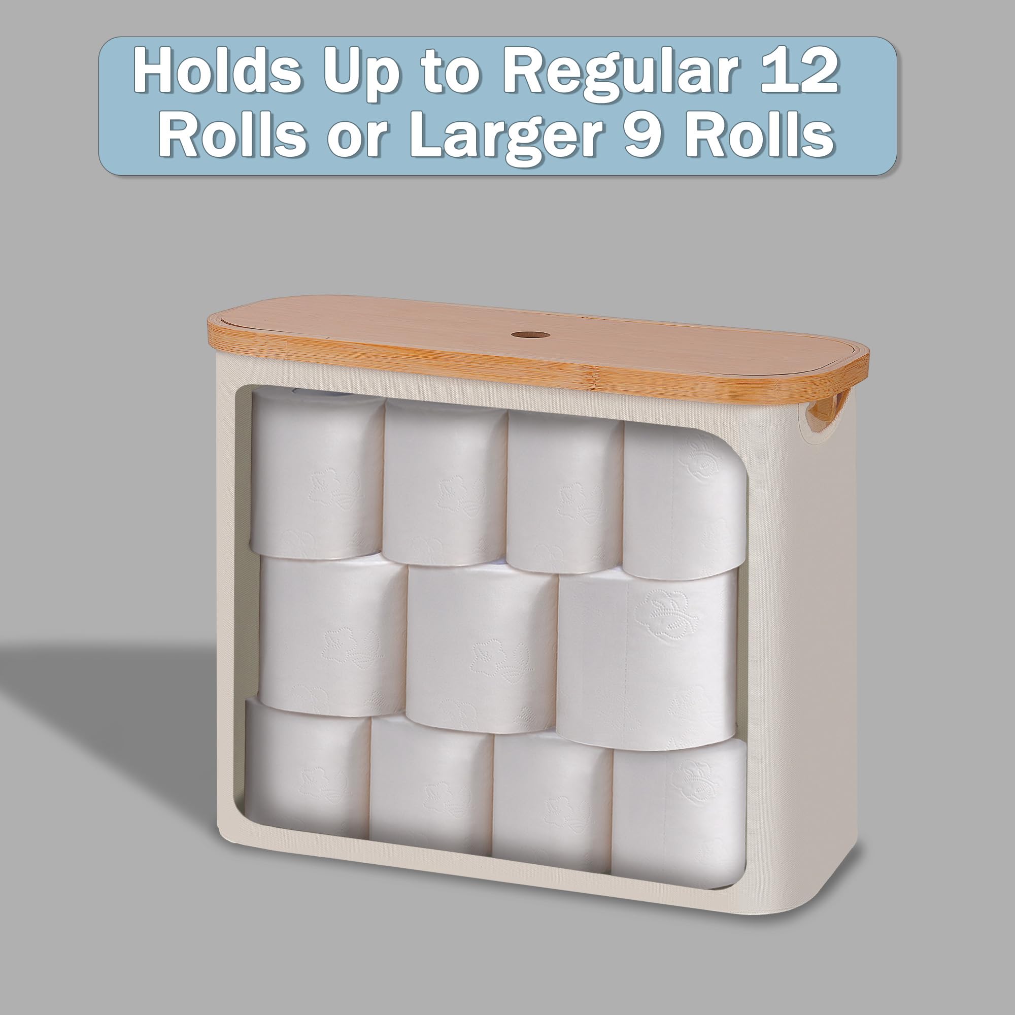 efluky storage basket holds towels and bathroom accessories neatly