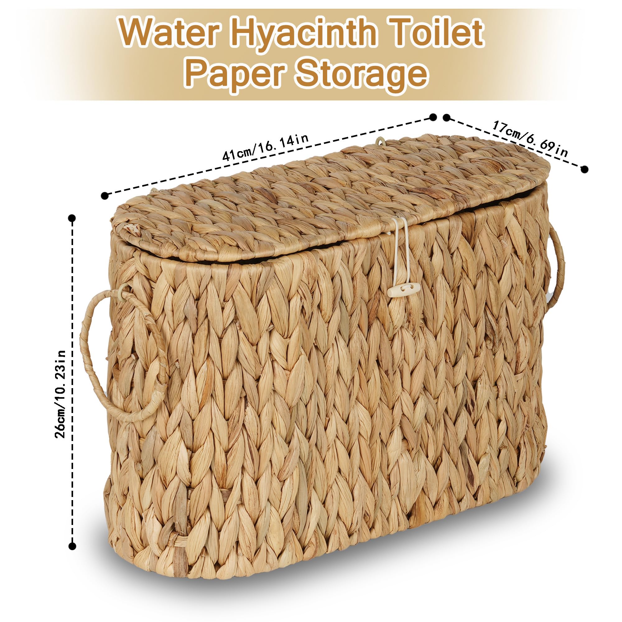 efluky toilet paper storage basket weave detail adds natural texture to bathroom decor