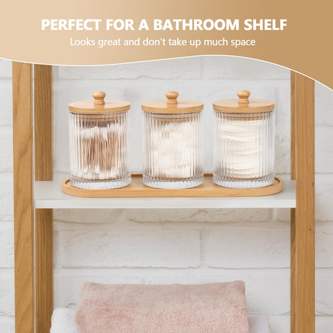 Eggs sound bamboo lid apothecary jars seal moisture and dust effectively