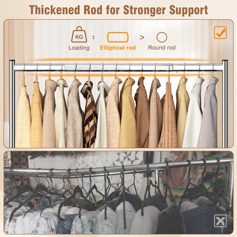 EAGMAK 47.2-inch long rack maximizes space for bulky items
