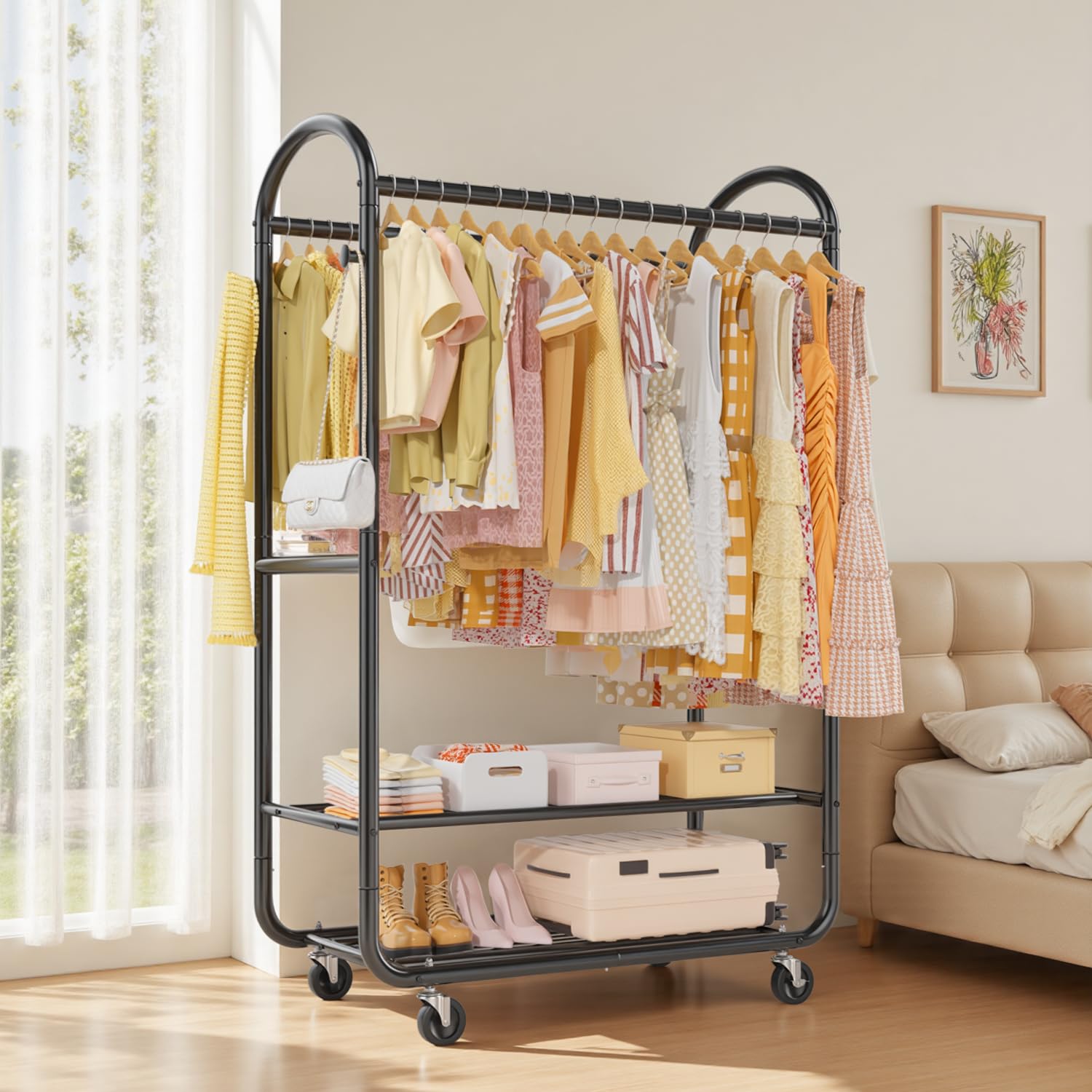EAGMAK rolling design facilitates quick room rearrangement without heavy lifting.
