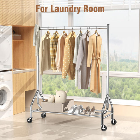 EAGMAK elliptical rod supports heavy coats without sagging