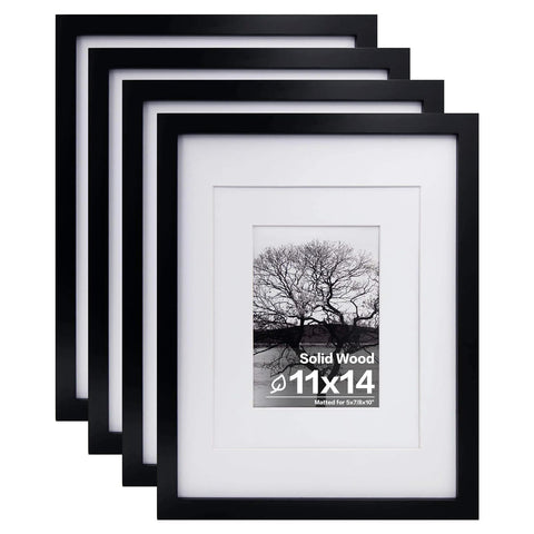 Egofine 11x14 wooden frame with plexiglass for desk display